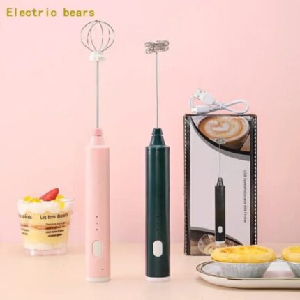 Handheld Electric Milk Frother Whisk Egg